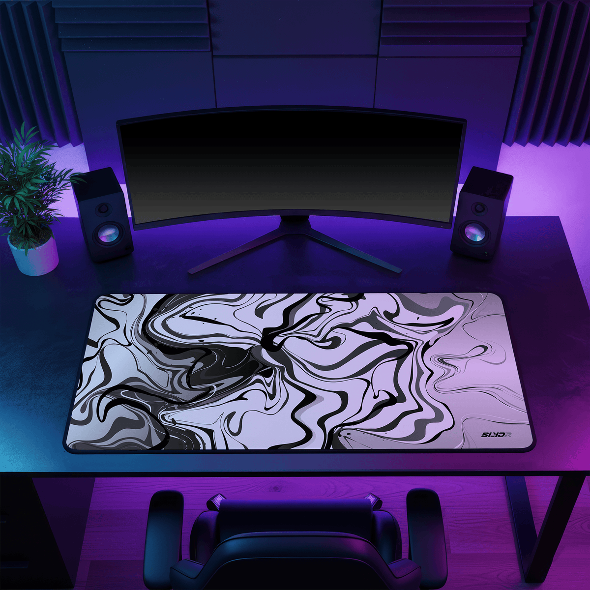 SLYDR Mousepad – Liquid Color: Arctic White