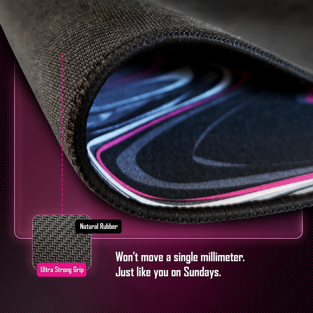 SLYDR Mousepad – Liquid Color: Storm Black