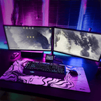SLYDR Mousepad – Liquid Color: Arctic White