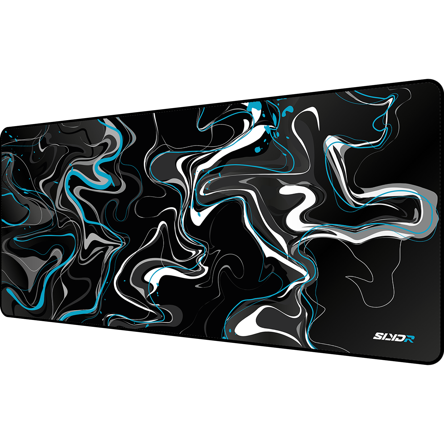 SLYDR Mousepad – Liquid Color: Pulse Blue Secondary image